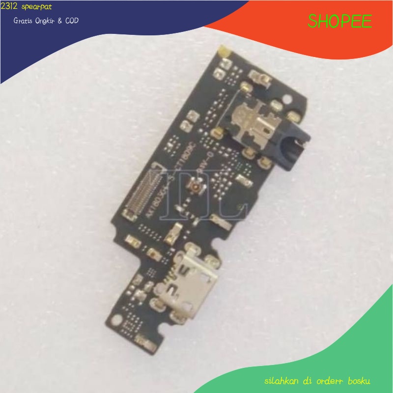 board charger papan connector cas xiaomi redmi note 5 / note 5 pro