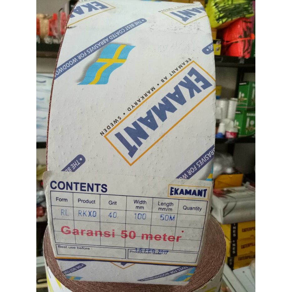 AMPLAS EKAMANT 120-400 UKURAN 1 ROLL (50M)