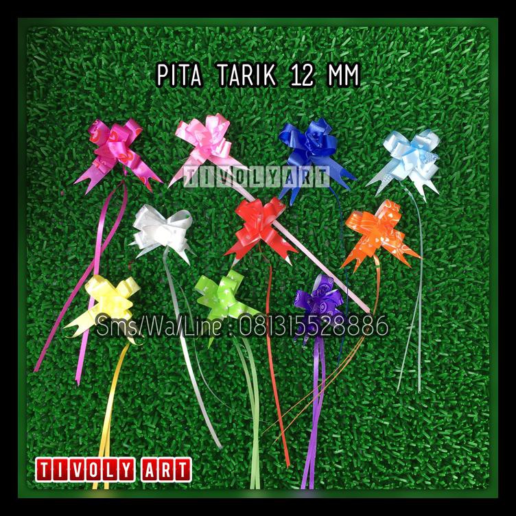 

Pita Tarik / Pita Serut 12Mm / Pita Souvenir / Pita Jadi / Pita Kado Terlengkap