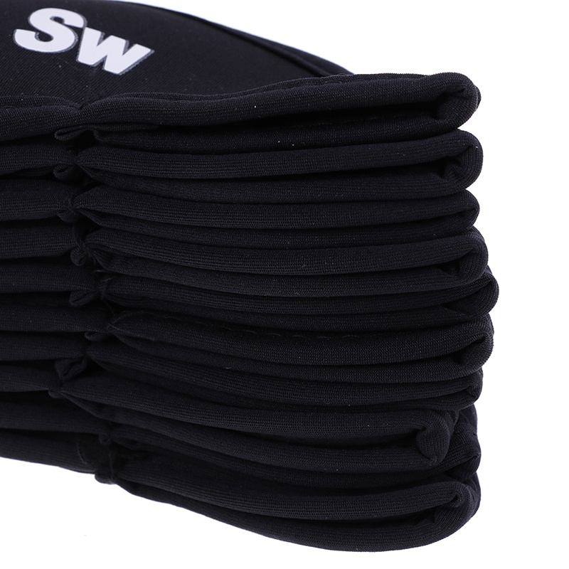 10pcs Sarung Pelindung Kepala Tongkat Golf Bahan Neoprene