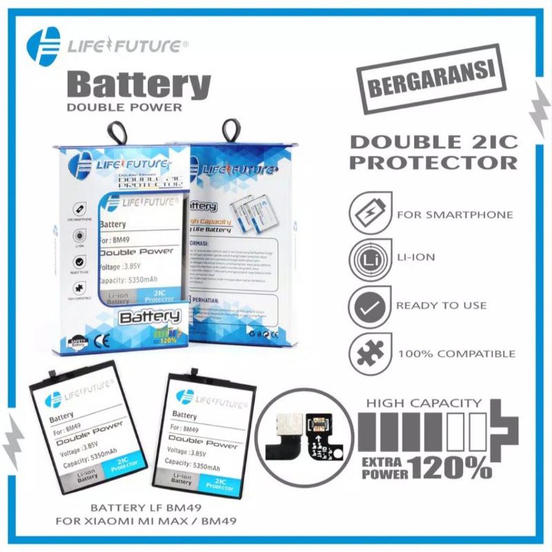 Baterai LF Xiaomi BM49 Mi Max Double Power