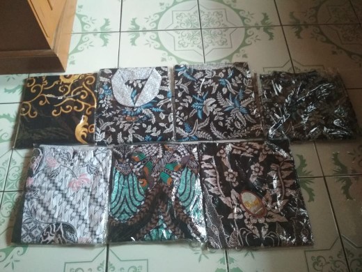 Atasan Batik Dolby Dolbi Dobby Doby Tenun Sutra Tulis Halus Katun Atbm Baron ,sarombit Atasan