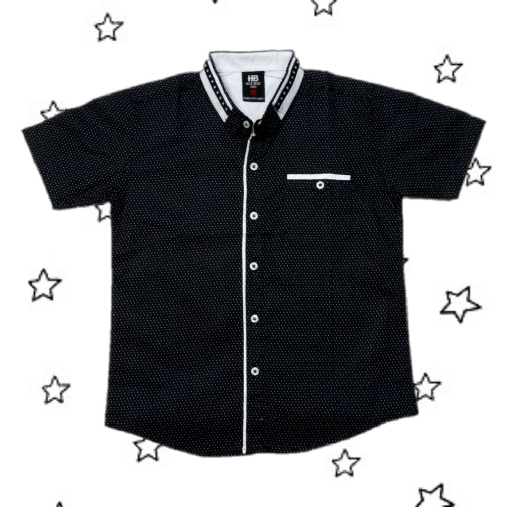 

Dancus - Kemeja Anak Casual Motif Printing Tangan Pendek Size 4 - 14 (RK047.2)