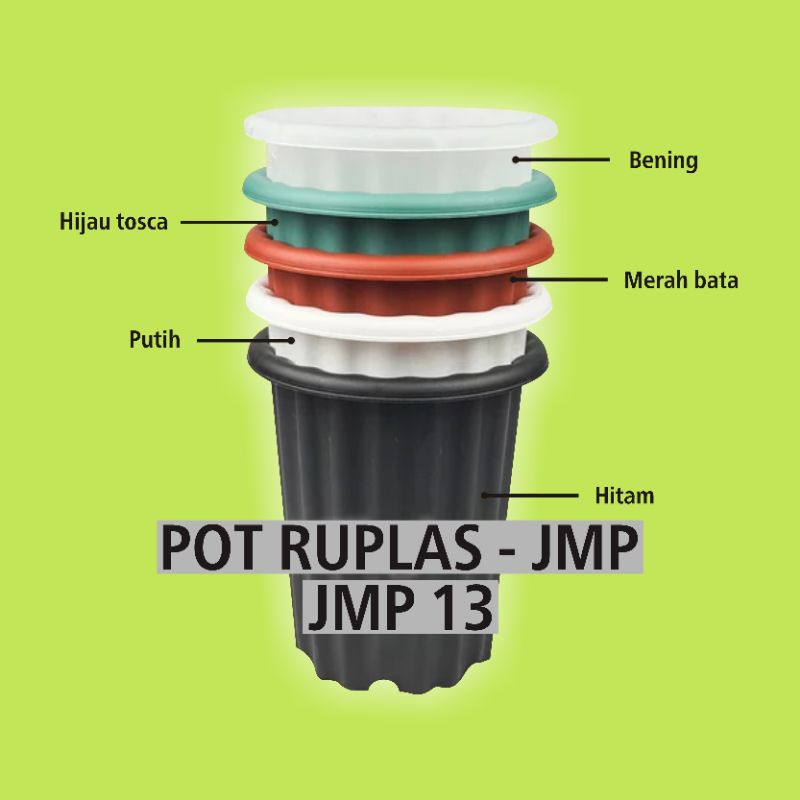 POT BUNGA RUPLAS - JMP 13 - Not YOGAP