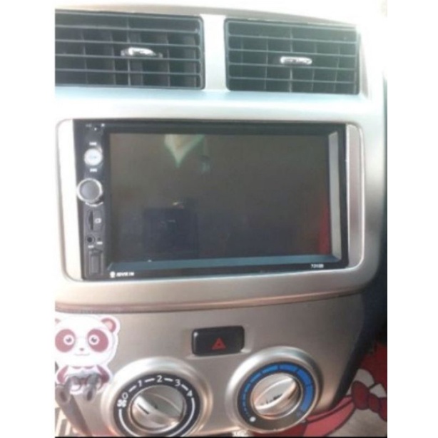 frame tape/ frame head unit ORIGINAL untuk agya ayla yg mau ganti hu double din 7inc