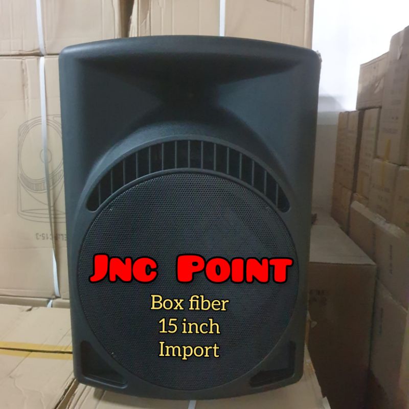 box speaker fiber plastik 15 inch model Mackie Miki import