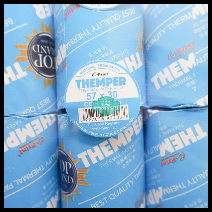 

Kertas Printer Themper 57X30 E-Print Thermal Paper Roll 1 Buah