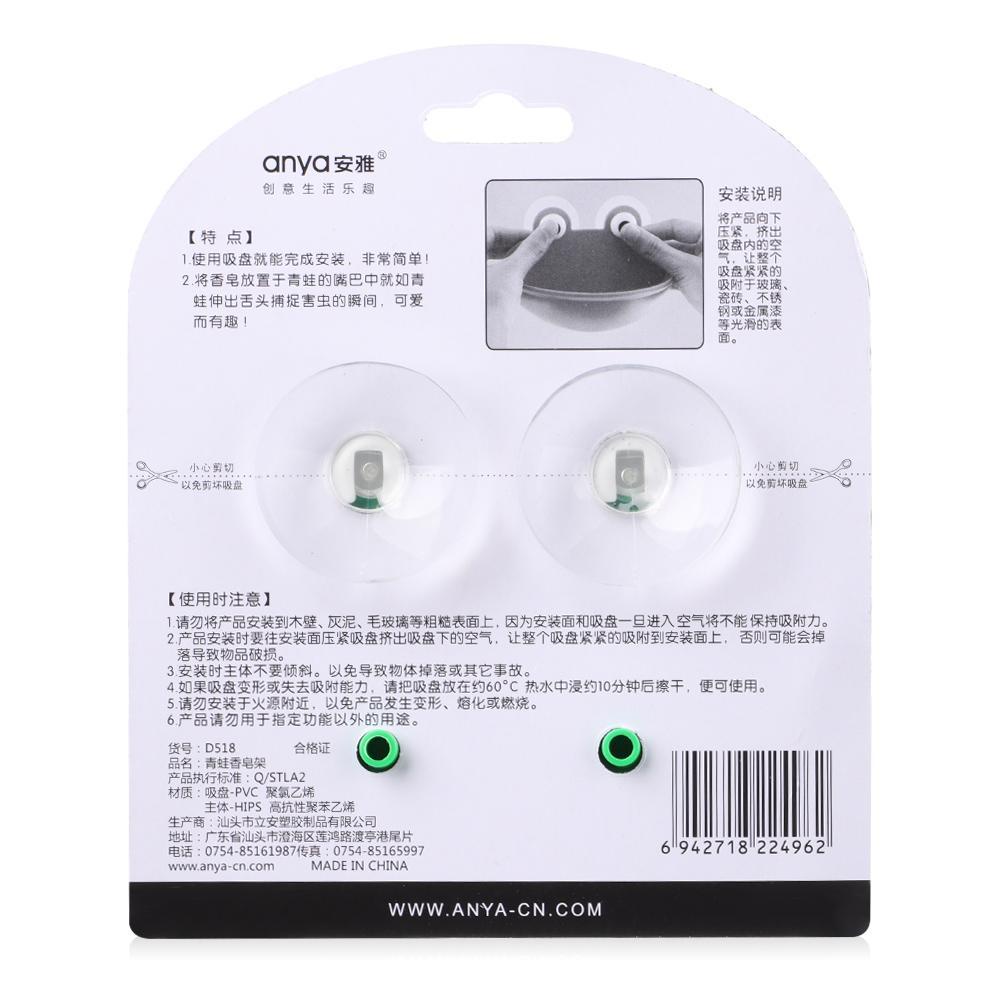 Tempat Sabun Kodok Nanas Dapur Hijau Frog Drain Tray Holder Self-adhesive Rak Gantung Bocor Rak Pembuangan Air