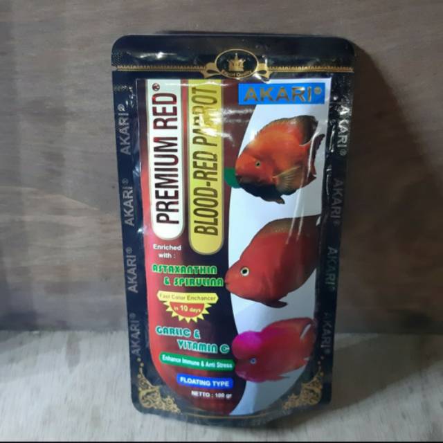 Pelet Parrot Akari Premium Red Blood Red Parrot
