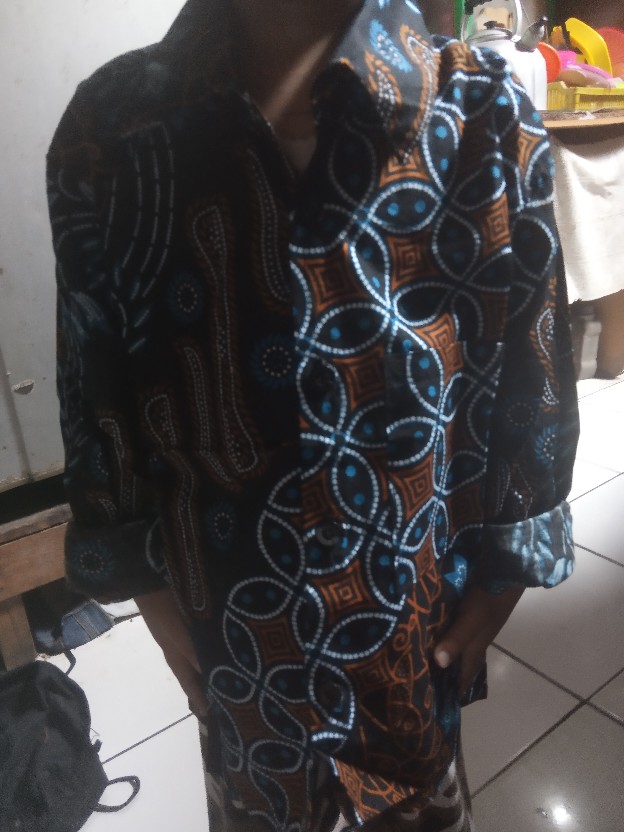 New Arrival Outerwear Batik Longcardy Zipper Resleting Depan Pakaian Batik Wanita Sedia Ecer Grosir