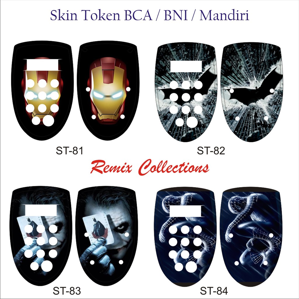 

Stiker Token BCA, Mandiri, BNI, BRI / Garskin