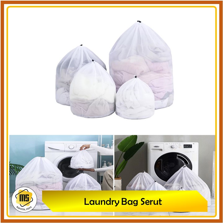 Laundry Bag Serut Jaring Baju Kotor