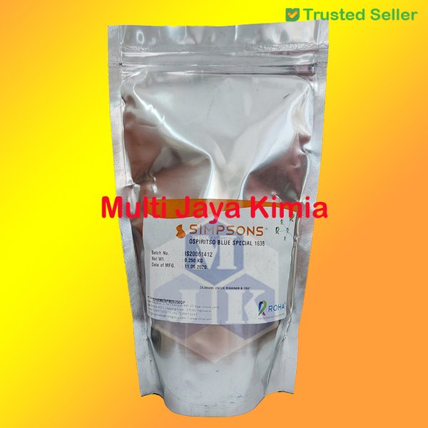 

Pewarna Minyak Ospiritso Blue Special 1636 250Gram