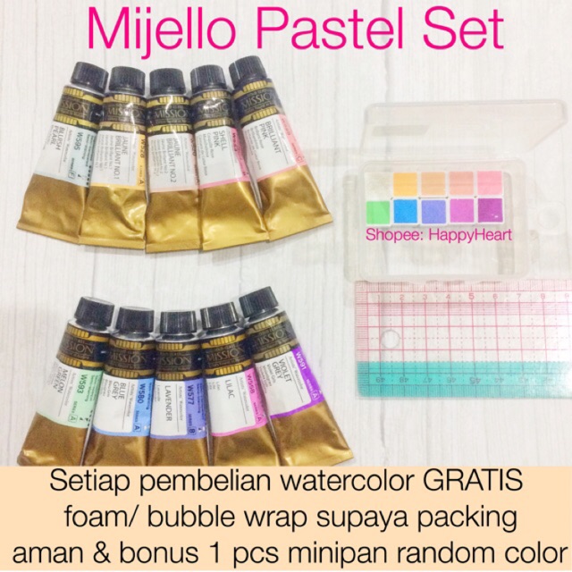 

Mijello Mission Gold PASTEL Share tube Cat Air Watercolor