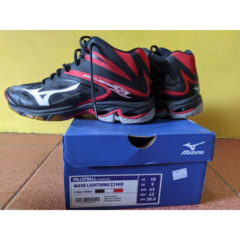 Sepatu voli Mizuno Wlz 3 original Second