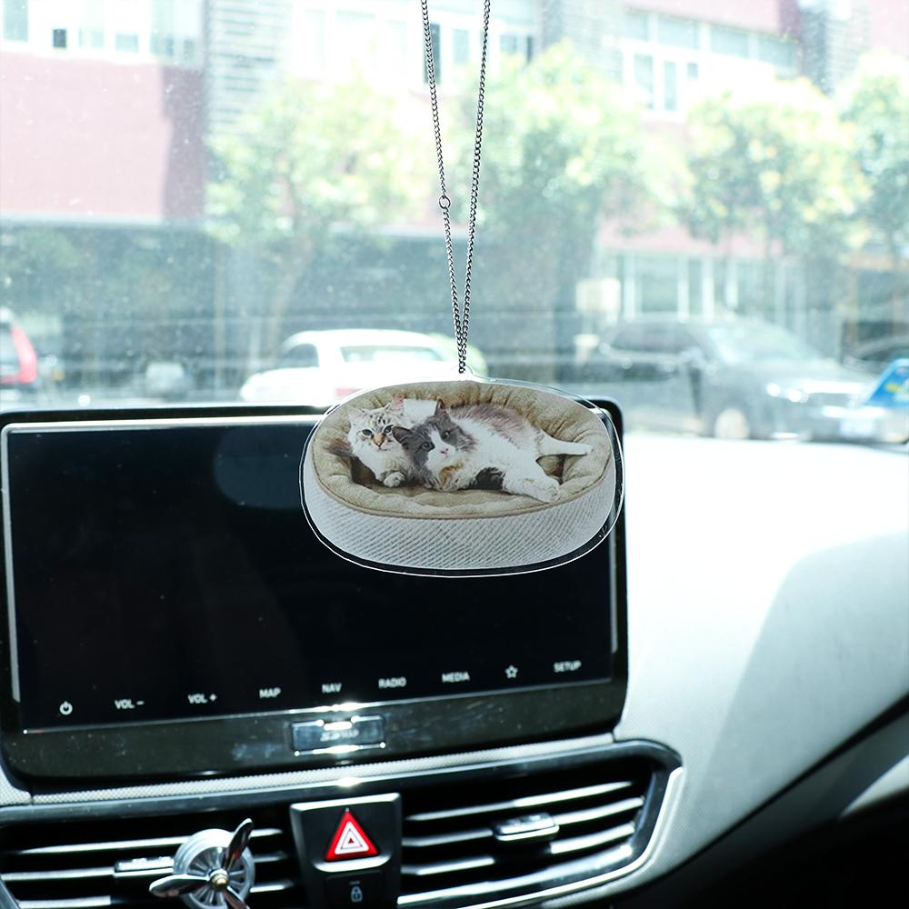 Suyo Liontin Mobil Fashion Lucu Kreatif Kucing Gantungan Kunci