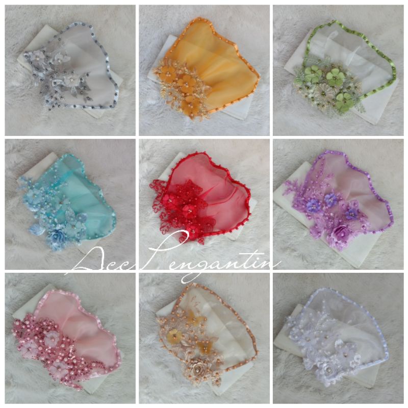 aksesoris hijab pengantin