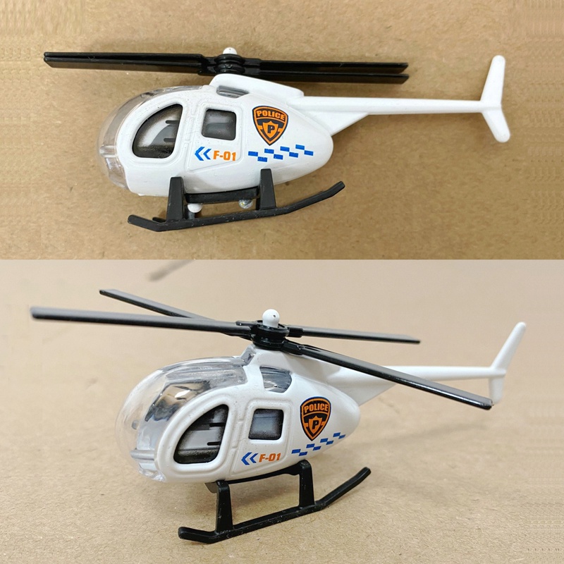 Mainan Simulasi Model Helikopter Mini Bahan Alloy