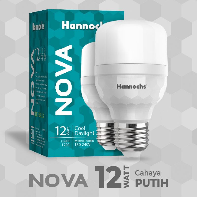 Jual Lampu Hannochs 12 Watt Cahaya Putih | Shopee Indonesia