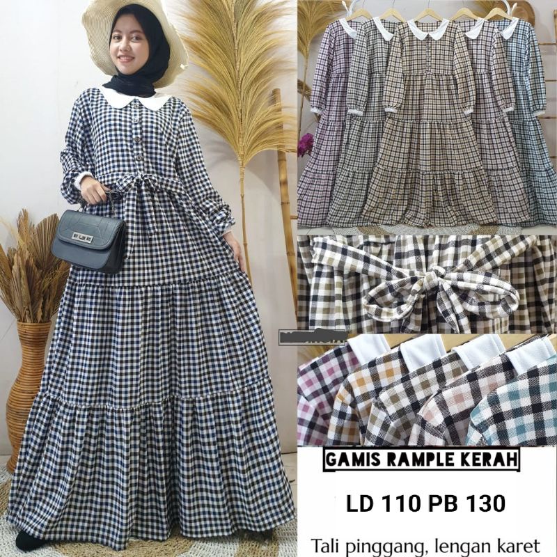 GAMIS VOXY PREMIUM / GAMIS MOTIF KOTAK KOTAK