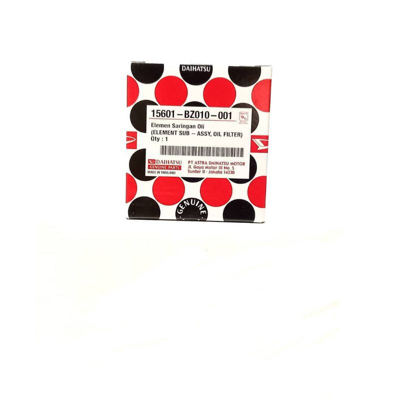 Fiter Oli/Saringan Oli Mobil Daihatsu BZ010-001