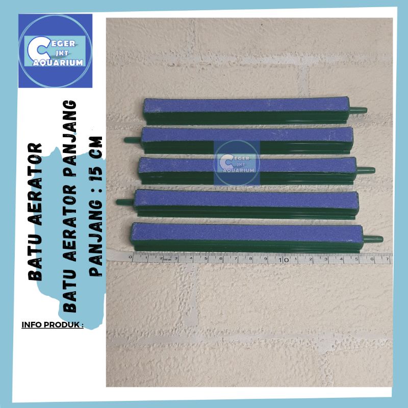 Batu Aerator Air Stone Panjang 15 cm
