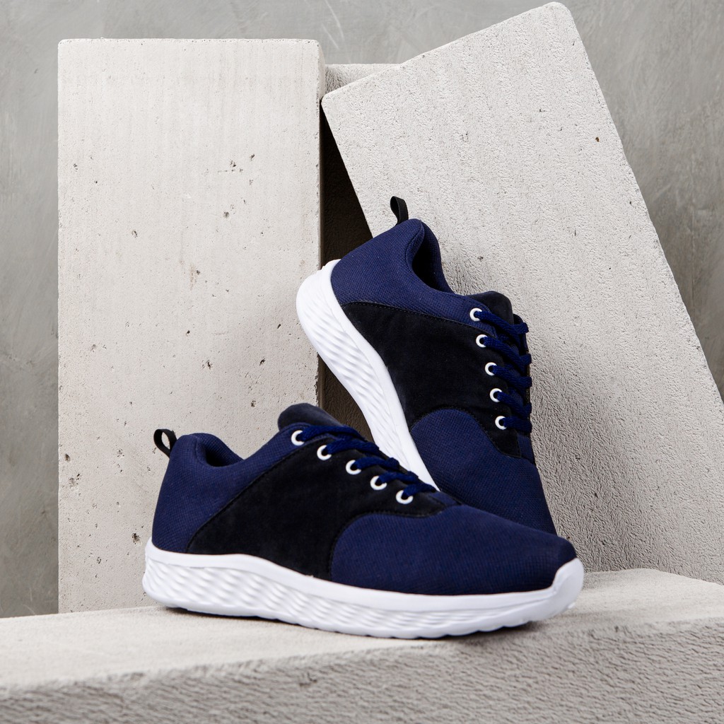 Sepatu fashion Pria Original REDKNOT KOKETO KEITH NAVY