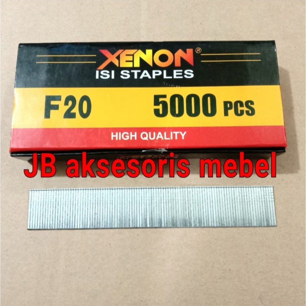

ISI PAKU TEMBAK NAILS F20 Xenon | Refill Staples Tembak 20 Mm Xenon