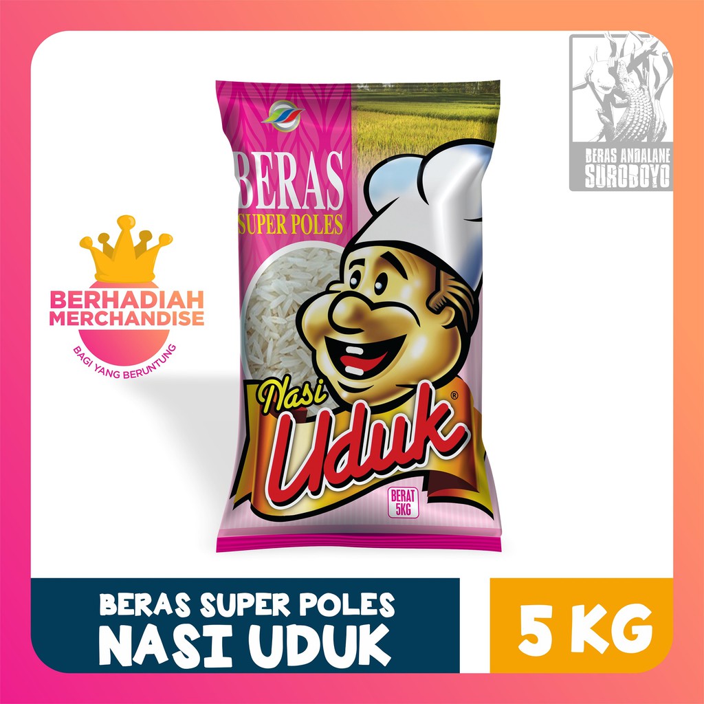 

Beras Nasi Uduk @5 Kg Kemasan Plastik