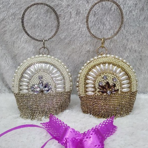 TAS PESTA MUTIARA BULAT