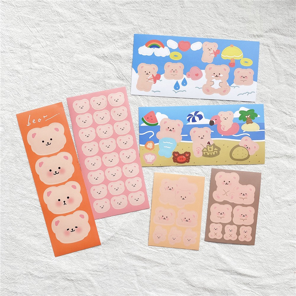 

[LBS] Mini Cute Stickers Korean Sticker Decoration Scrapbooking BUJO Planner Kawaii Stationery