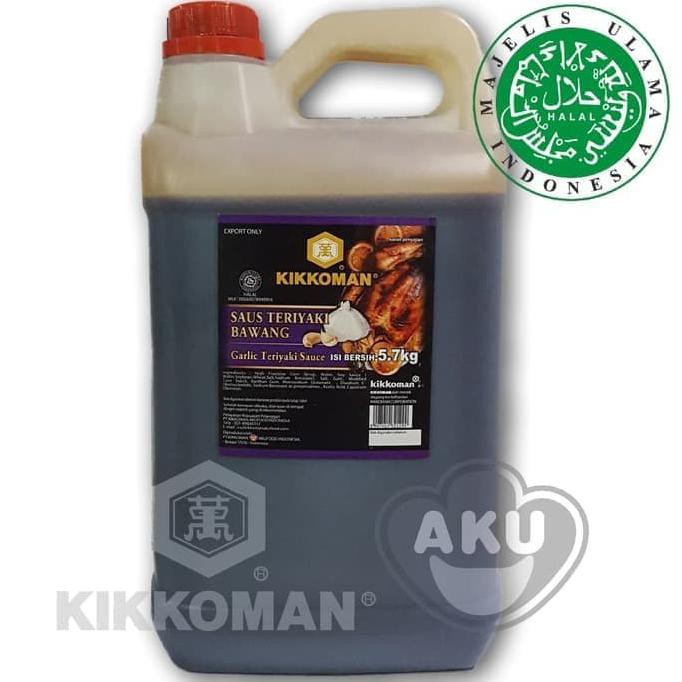 

Sale Grab/Gojek Kikkoman Garlic Teriyaki Sauce Halal 5L