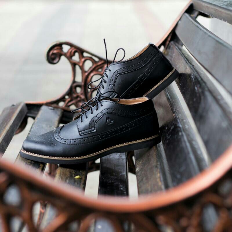 100% original Playboy Sepatu Pantofel Kulit Kerja Pria Murah Formal Kantor Dinas Berkualitas