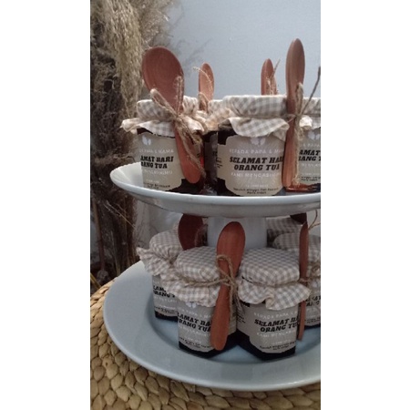 

Souvenir Madu Custom Botol Mini, Honey Jar Party Favors (Made By Order)