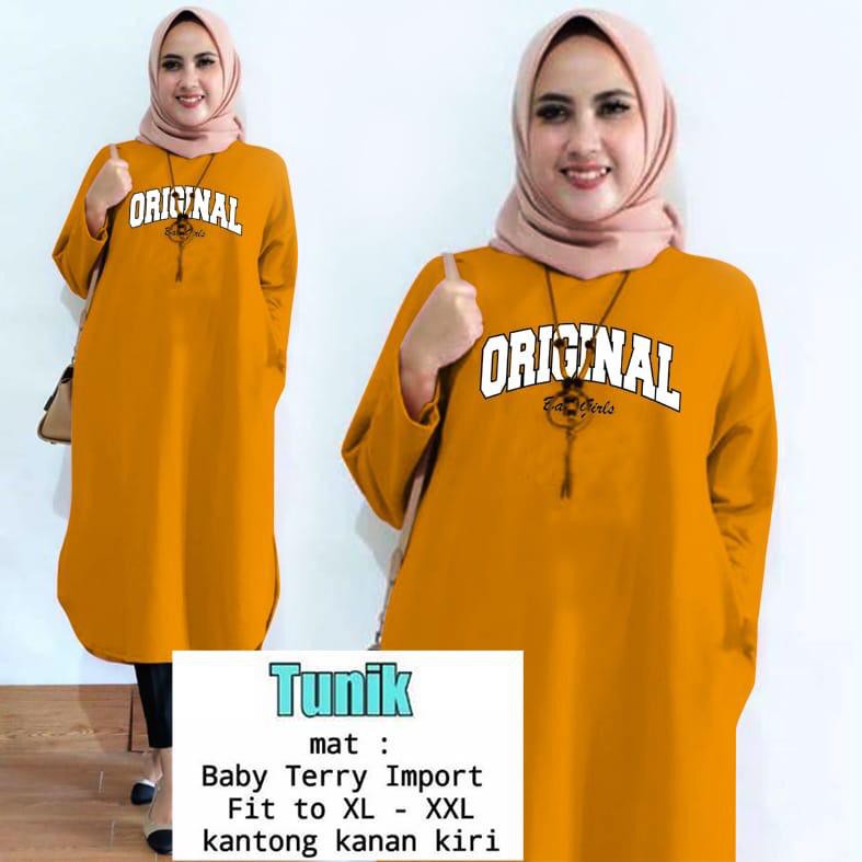 TUNIK ORIGINAL / TUNIK MAMACHI / TUNIK POLOS/ TUNIK CEWEK / TUNIK PANJANG / TUNIK MOTE /TUNIK MUSLIM