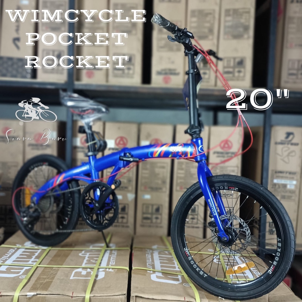 SEPEDA LIPAT WIMCYCLE 20 INCH FOLDING POCKET ROCKET