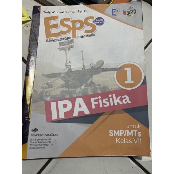 Jual ESPS IPA FISIKA SMP KELAS VII Non Cover | Shopee Indonesia