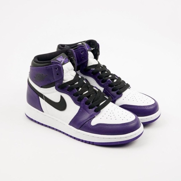 Air Jordan 1 High Court Purple White GS