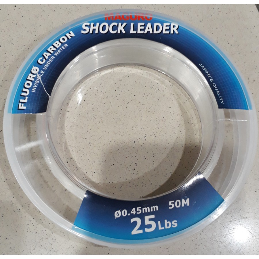 Senar Leader Maguro Fluoro Carbon Shock Leader 50m Pilih Ukuran Shopee Indonesia