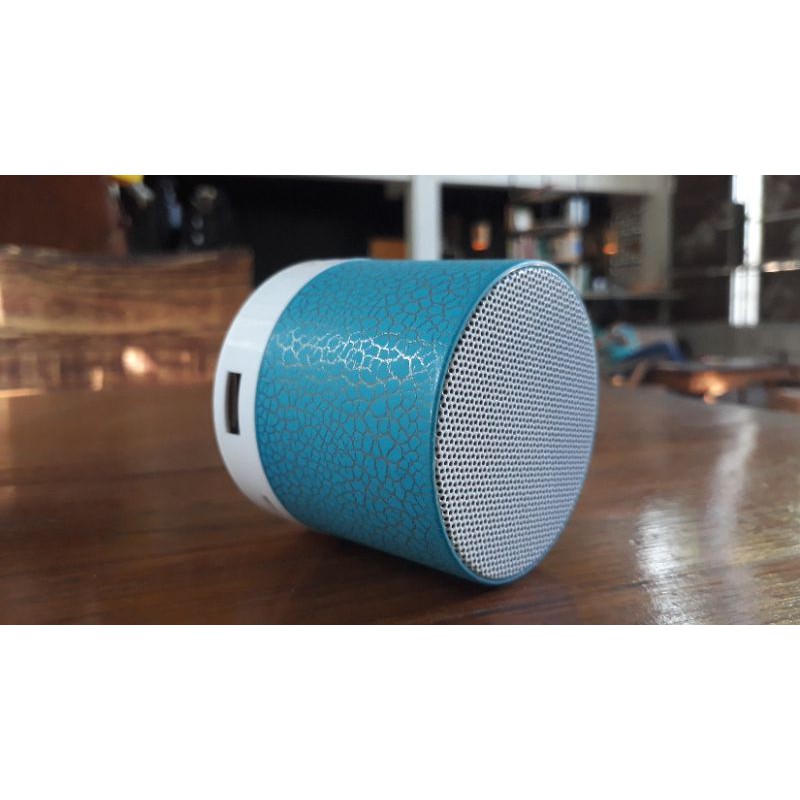 "SPEAKER BLUETOOTH KECIL MANTAP" Dazzle Mini Bass Speaker Bluetooth TF Card - Blue