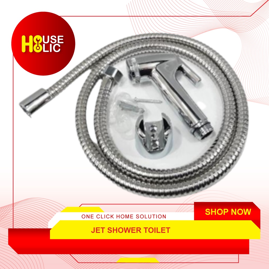 Jet Shower Set Kepala / Shower Toilet Shower Cebok Shower Bidet Kloset