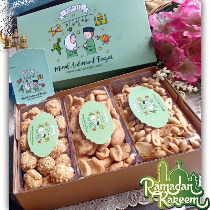 

Paket Parcel Hampers Spesial Lebaran / Ramadhan Kue Kering / Box Kotak - Kode D Daliparis