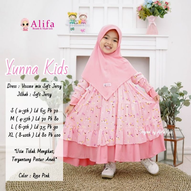 GAMIS ANAK YUNNA/NADIRA include jilbab