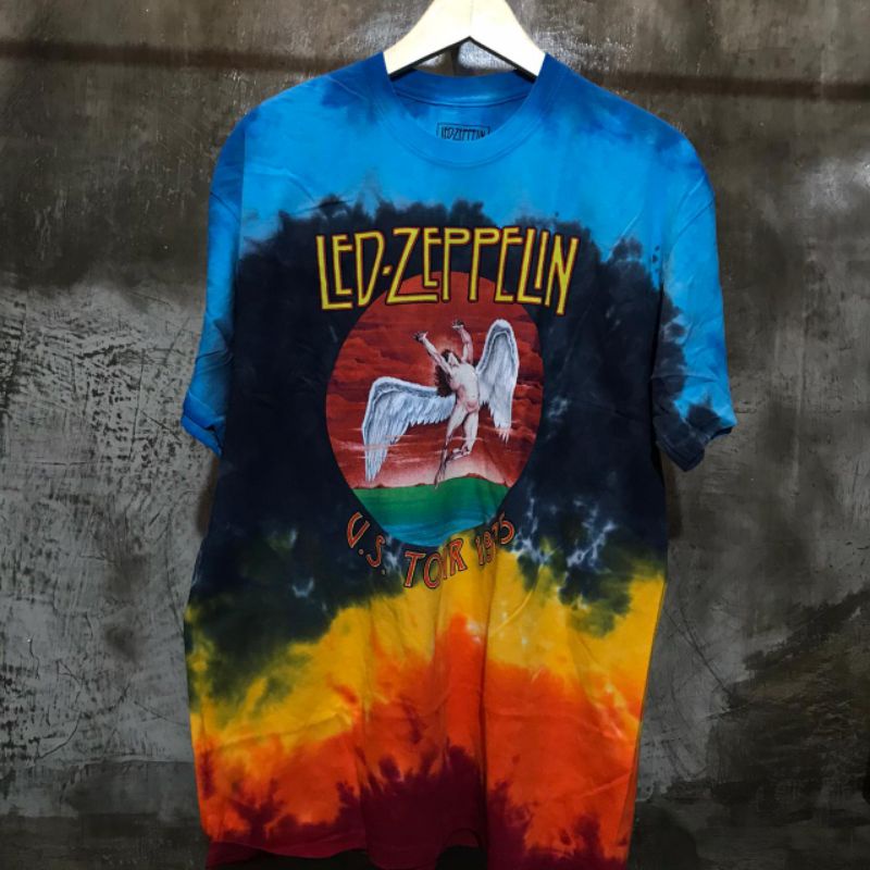 Kaos / T Shirt Tie Dye LED ZEPPELIN - ICARUS 1975 by LIQUIDBLUE