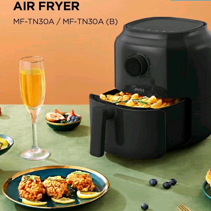 Jual Midea Air Fryer MF-TN30A(W) / MF-TN30A(B) | Shopee Indonesia