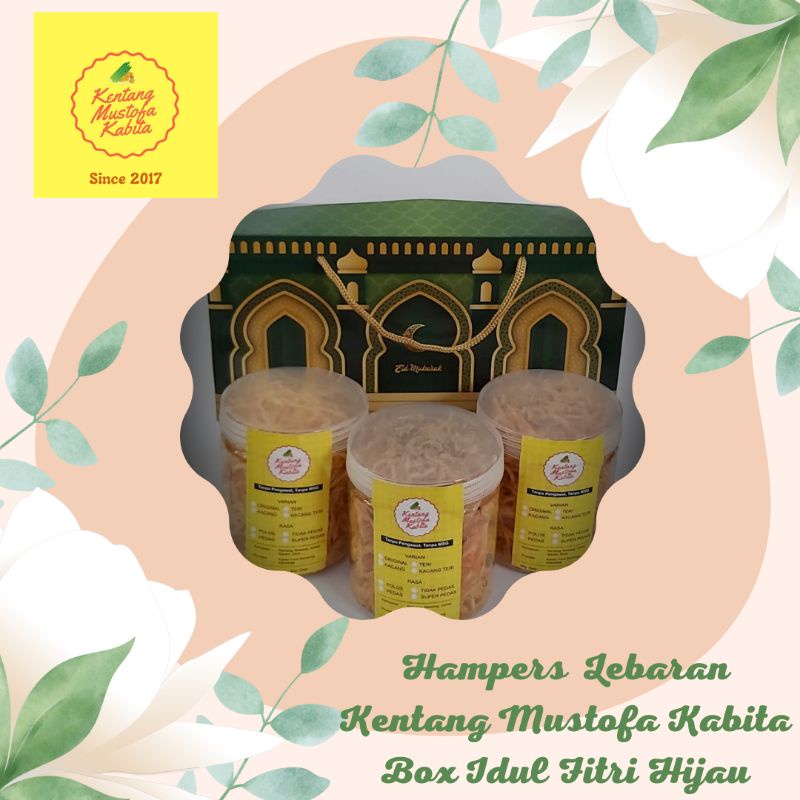 

Parsel Ramadan/ Hampers Lebaran Kentang Mustofa Kabita Original (Box Mozaik)