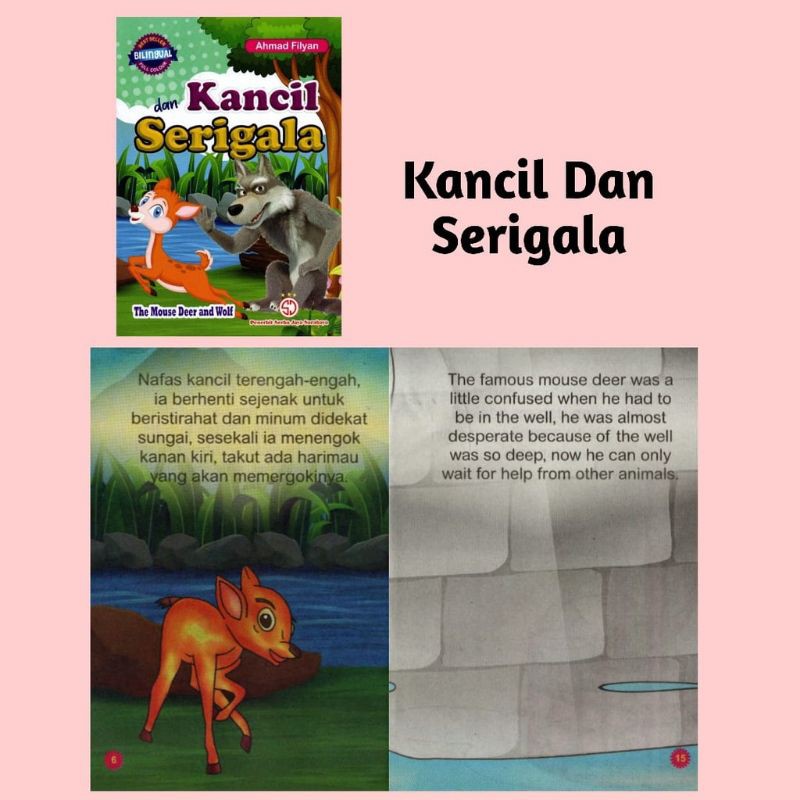 Buku Cerita Anak Fabel / Buku Cerita Anak Dongeng Binatang Best Seller Bilingual