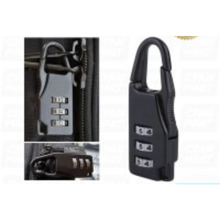 Gembok Koper Angka Swiss Password Luggage Zipper Lock Number Travel On