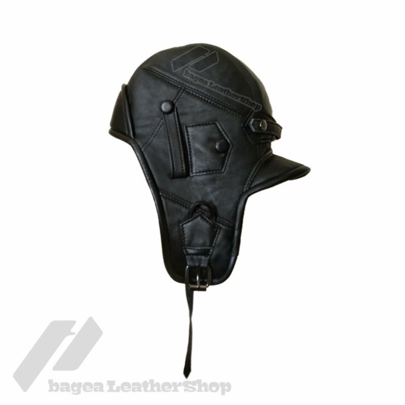 TOPI KULIT ASLI MODEL KUPLUK/SNOPPY/PILOT/RIDER