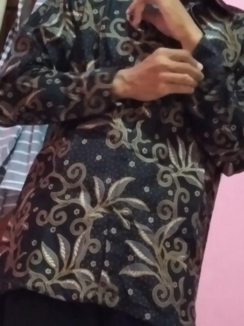 Risna Batik Krb175 Kemeja Batik Pria Lengan Panjang Exclusive Batik Primis M L Xl